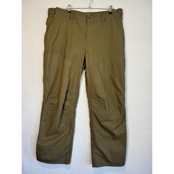 LL Bean Pants Mens 42x33 Brown Upland Briar Field Pant Outdoors Hunting Guard - Picture 2 of 6